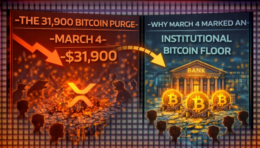 The 31,900 Bitcoin Purge: Why March 4 Marked An Institutional Bitcoin Floor