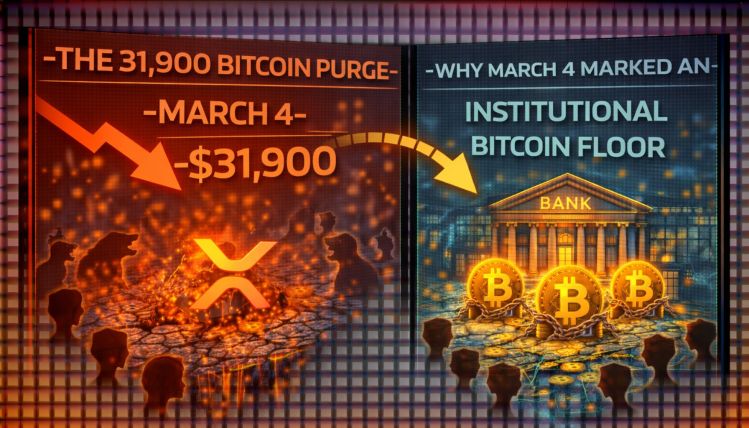 The 31,900 Bitcoin Purge: Why March 4 Marked An Institutional Bitcoin Floor