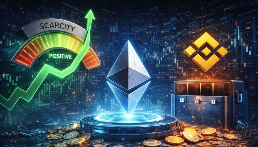 The $2,050 Pivot: Ethereum Scarcity Index Turns Positive As Binance Supply Tightens
