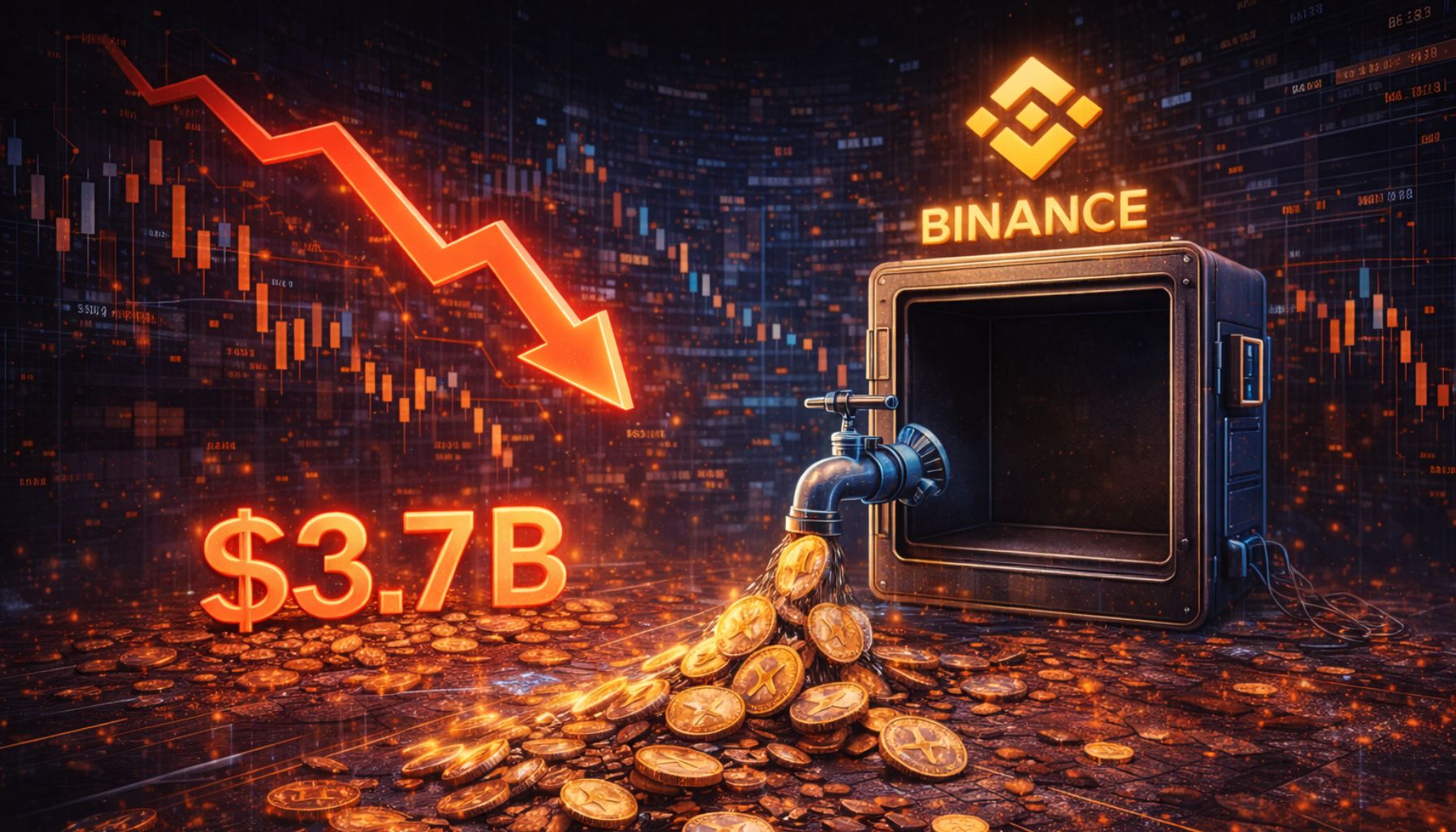 Резервы XRP на Binance упали до минимального уровня с апреля 2025 года – отток $3,7 млрд