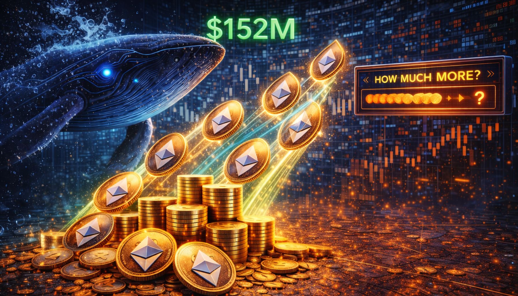 Ethereum Whale Loads Up $152M In ETH In Three Days — How Much More Will He Buy?