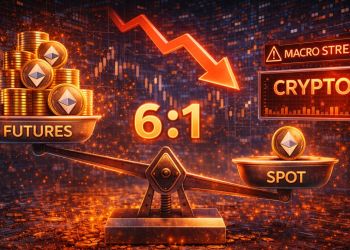 Ethereum Futures Volume Outruns Spot 6-to-1 As Macro Stress Weighs On Crypto