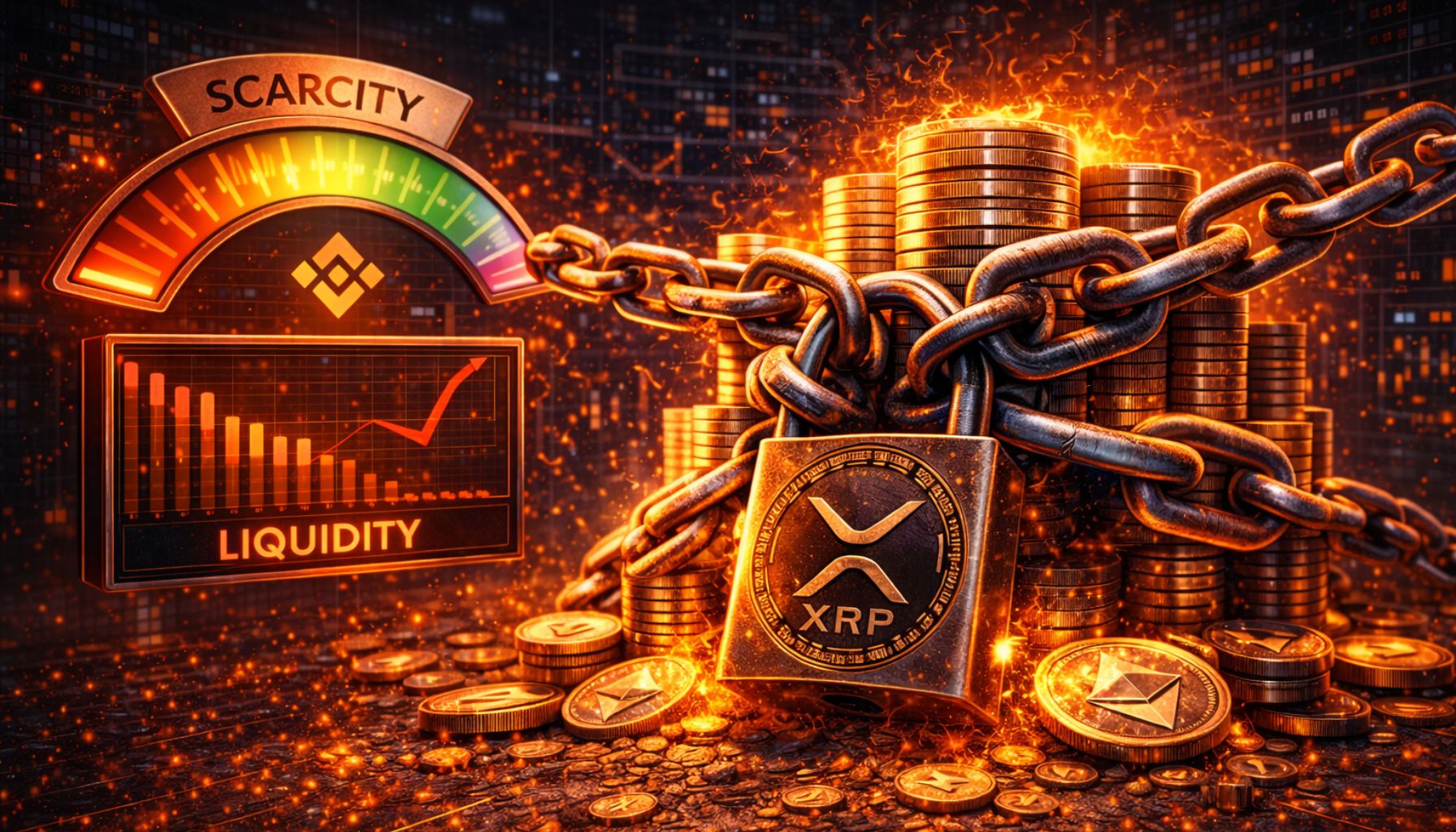 XRP Supply Tightens On Binance As Scarcity Index Signals Limited Liquidity