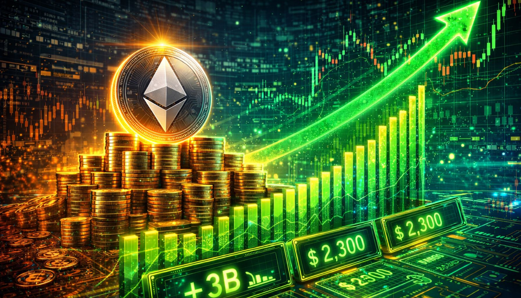 Ethereum Holds Above ,300 As Open Interest Expansion Reinforces Uptrend Stability