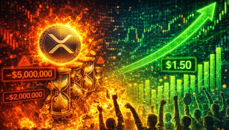 XRP Liquidations Accelerate After $1.50 Breakout: Short Squeeze Unfolds
