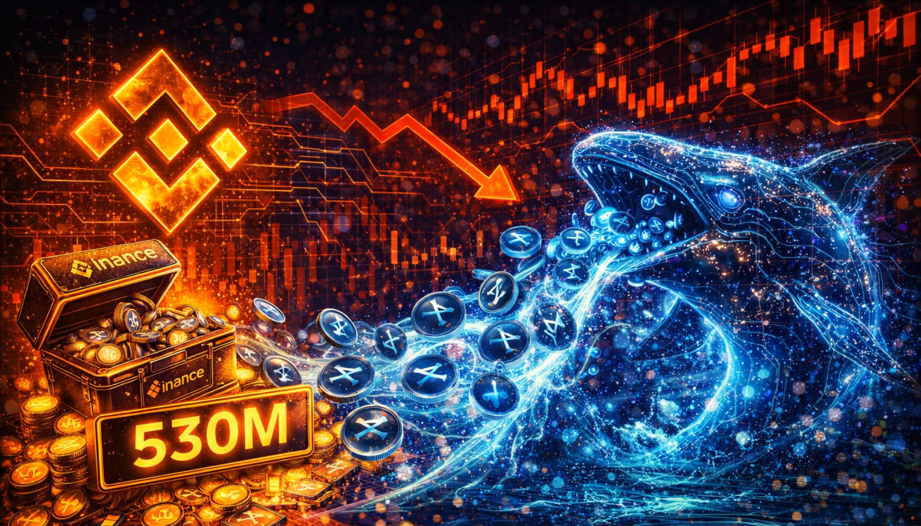 Binance Leads XRP Whale Exodus As 530M Tokens Exit In Single-Day Surge