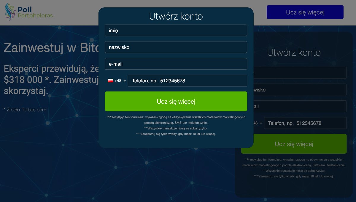 Rejestracja w Poli Partpheloras