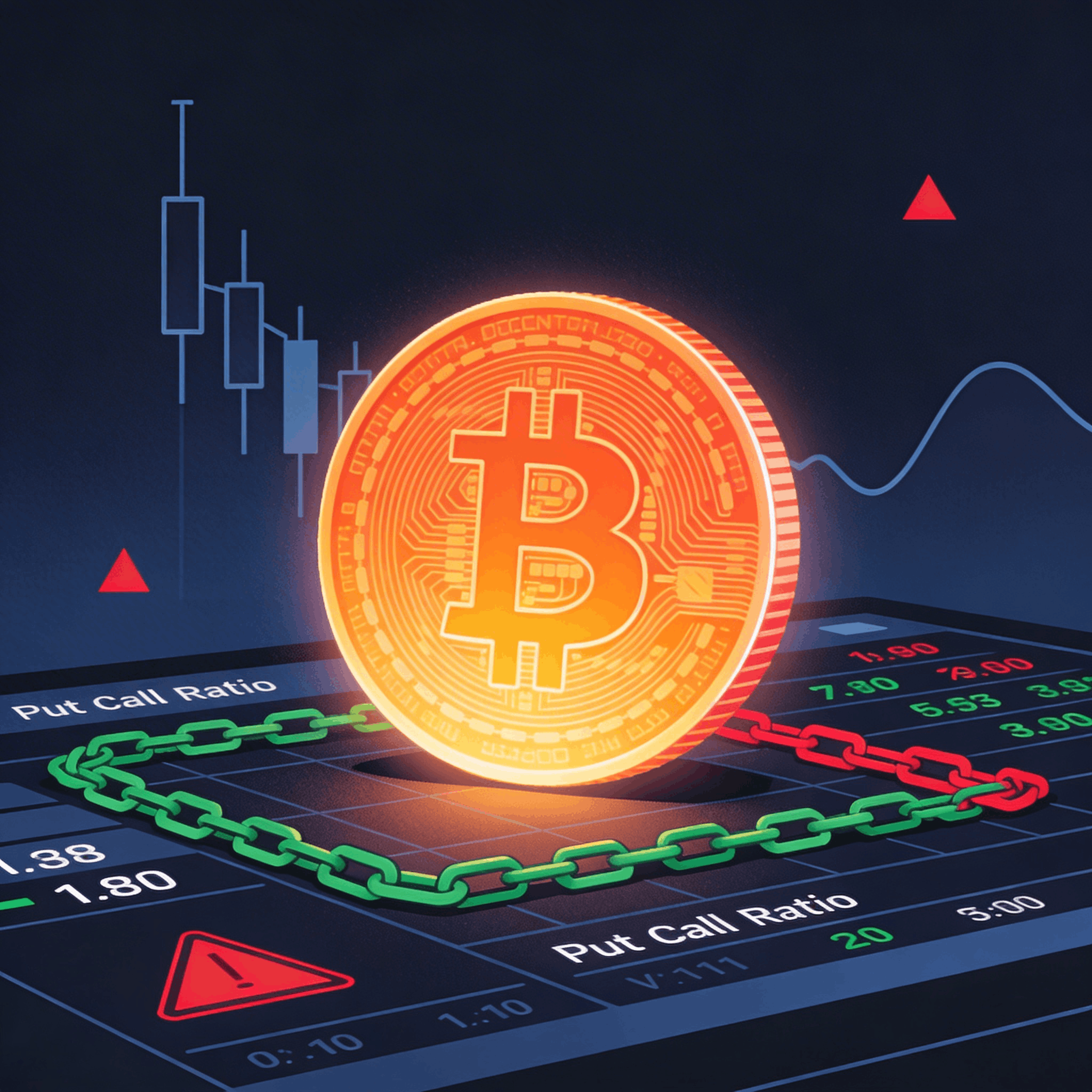 Bitcoin Slumps As Traders Turn Defensive: Options Market Flashes Red Warning Signal