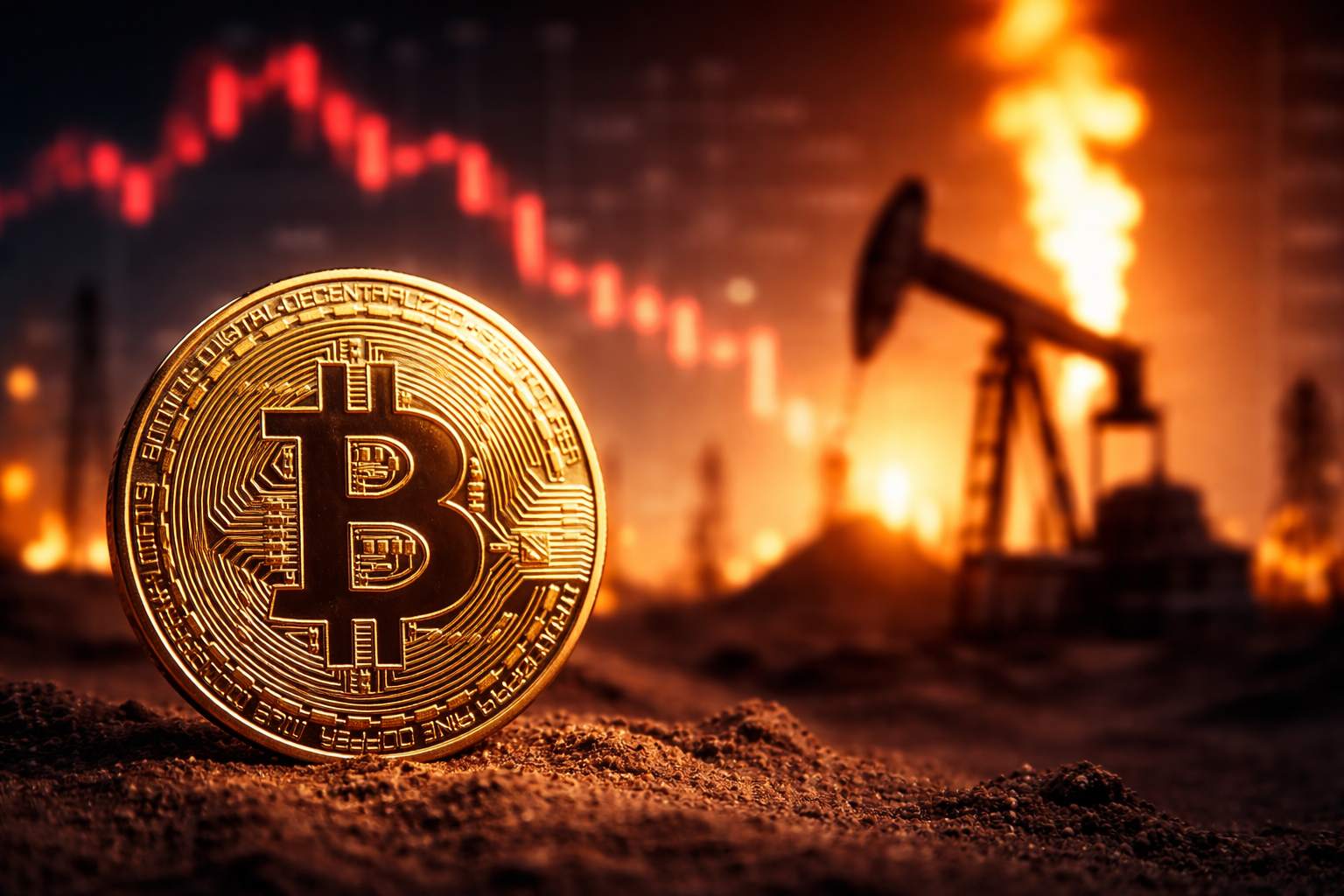 Bitcoin Faces Fresh Pressure As Oil Crosses $104 For First Time In 4 Years
