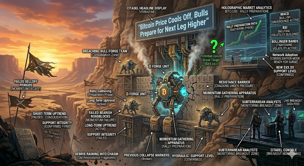 Bitcoin Price Cools Off, Bulls Prepare for Next Leg Higher