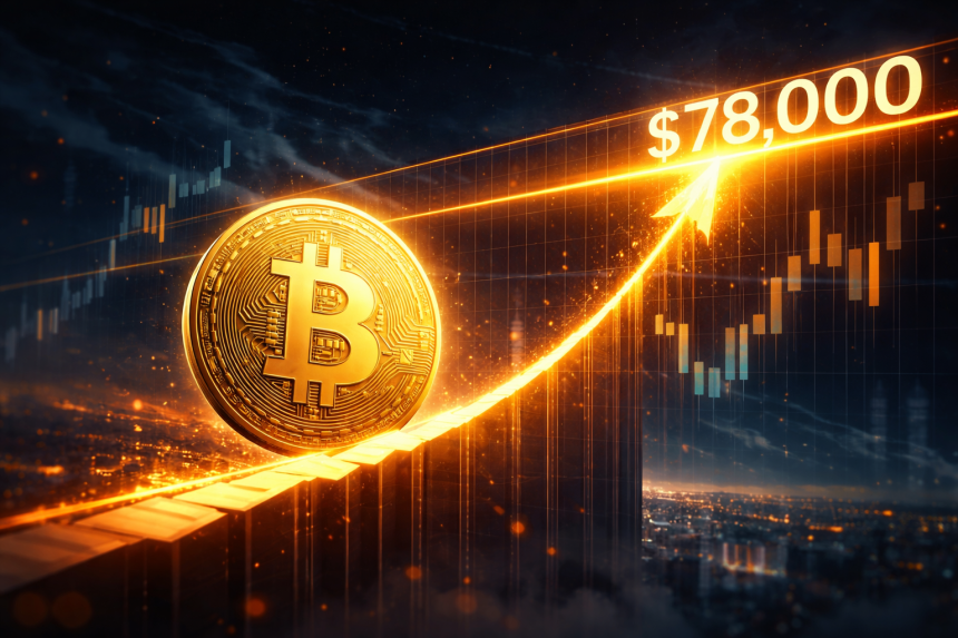 Bitcoin Bulls Eye $78,000, But Glassnode Urges Caution
