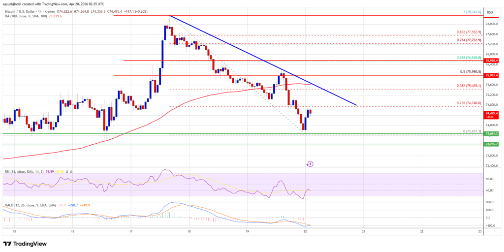 Bitcoin Price Gives Back Gains, But Structure Remains Bullish