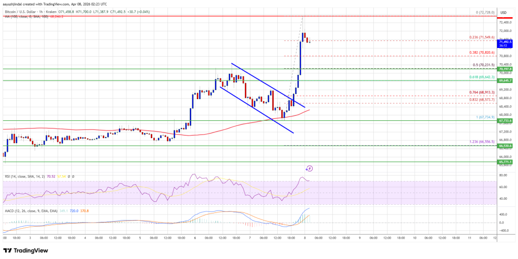 Bitcoin Price Jumps Amid Peace Talks, Risk Appetite Ignites Rally