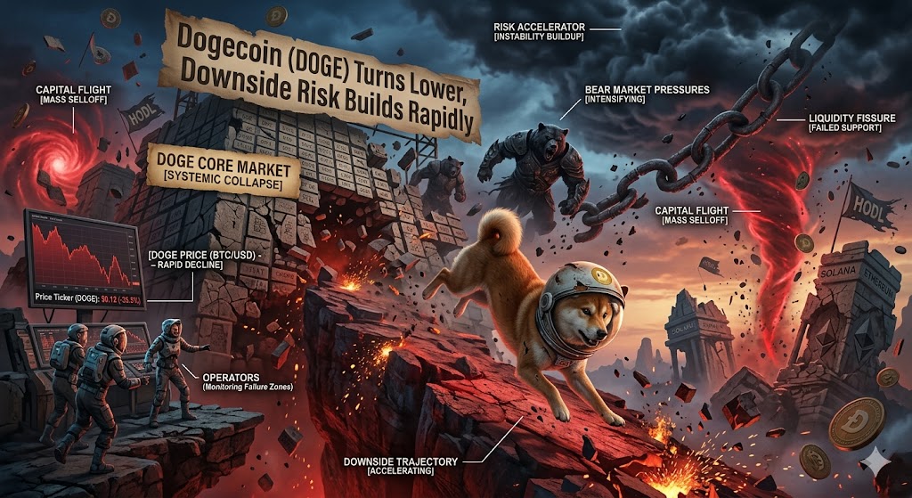 Dogecoin (DOGE) Turns Lower, Downside Risk Builds Rapidly