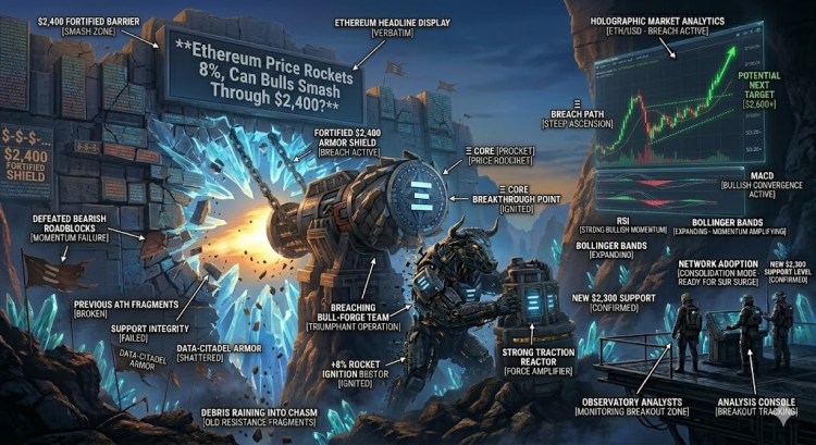 Ethereum Price Rockets 8%