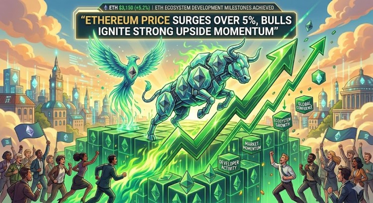 Ethereum Price Surges Over 5%