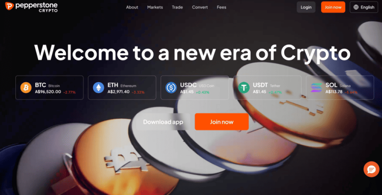 Pepperstone Crypto Australian Crypto Exchange