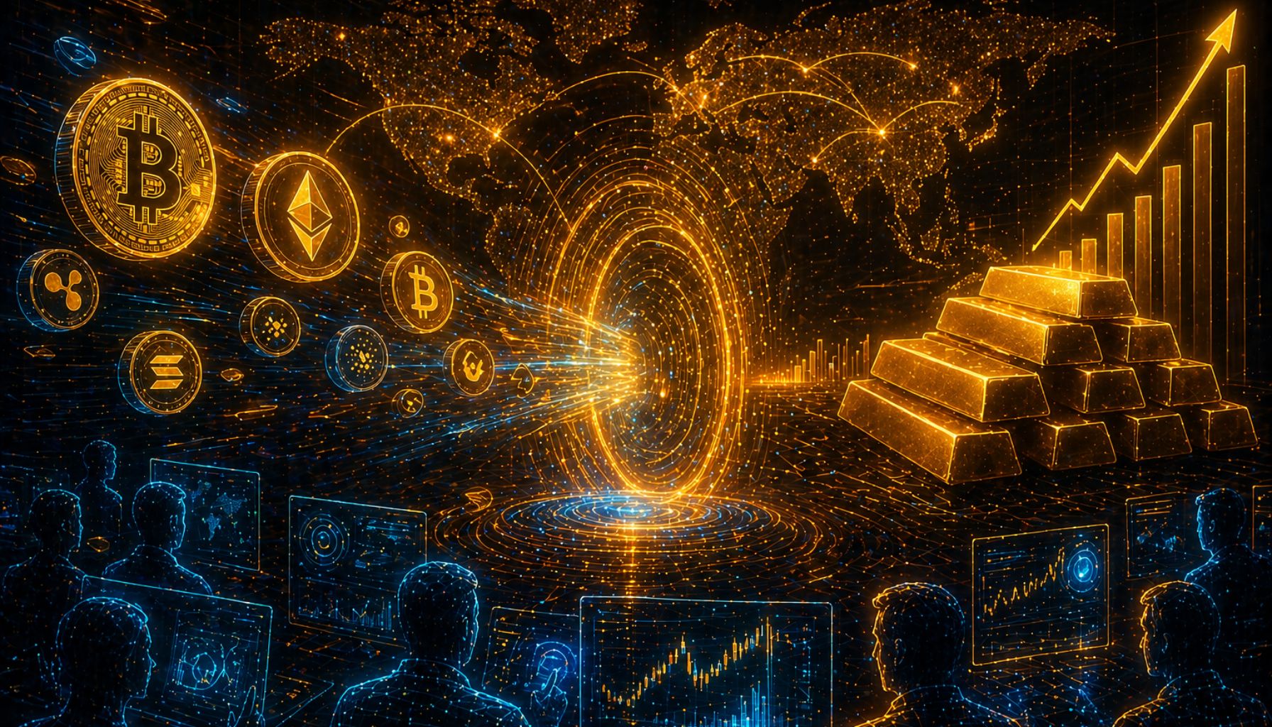 Crypto Traders Just Moved $100 Billion In Gold Volume: Find Out What Is Driving The Rush