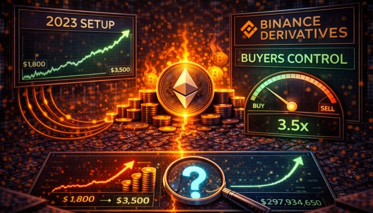 Ethereum Mirrors A 2023 Setup As Buyers Take Control Of Derivatives On Binance
