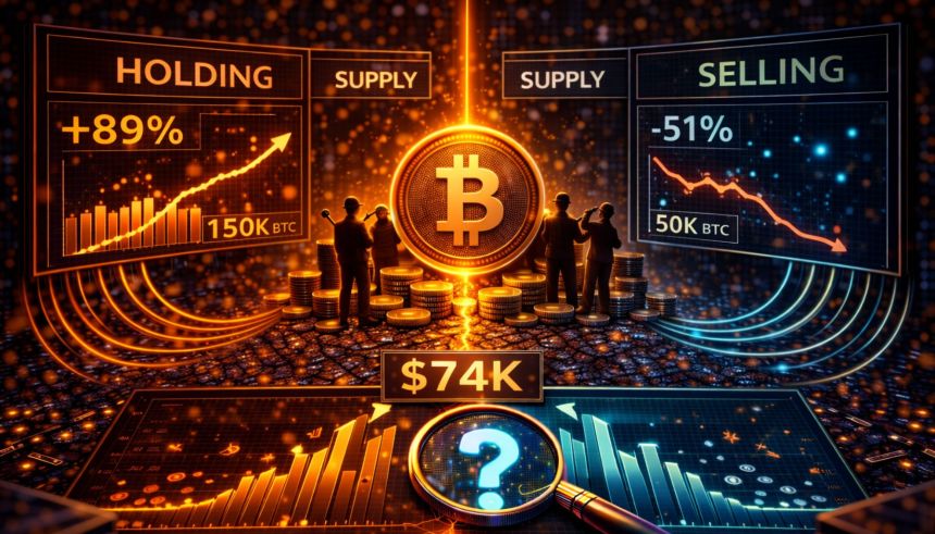 Bitcoin Miners Are Choosing To Hold At $74K: Changing The Supply Picture