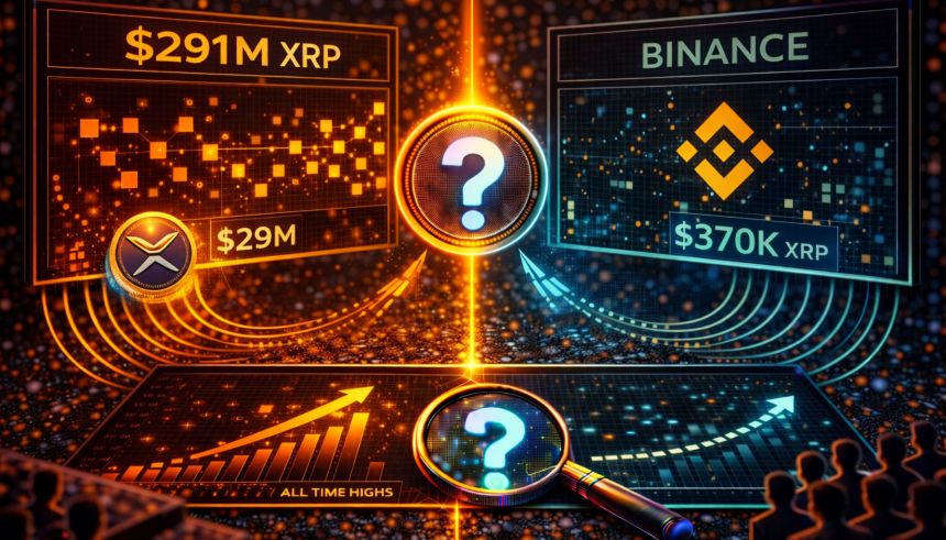 XRP Just Settled $291 Million On-Chain, Almost Nothing Hit Binance: Find Out What’s Happening