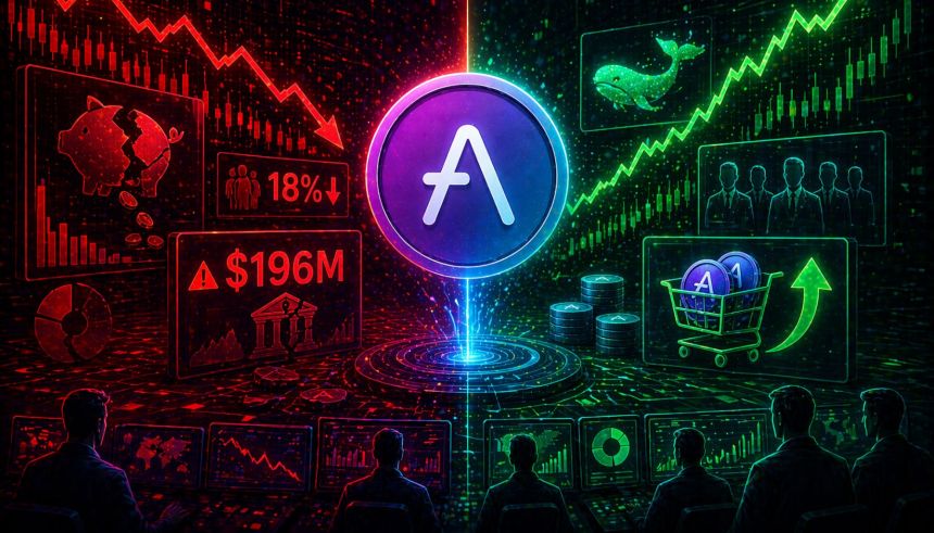 Aave Is Down 18% And Carrying $196M In Bad Debt, But Smart Money Is Buying Anyway