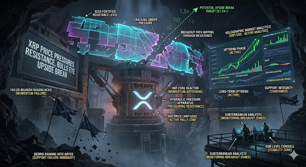 XRP Price Pressures Resistance, Bulls Eye Upside Break