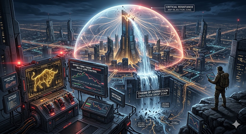 XRP Price Rejection Sparks Drop, Bulls Lose Short-Term Control XRP Price Rejection Sparks Drop, Bulls Lose Short-Term Control