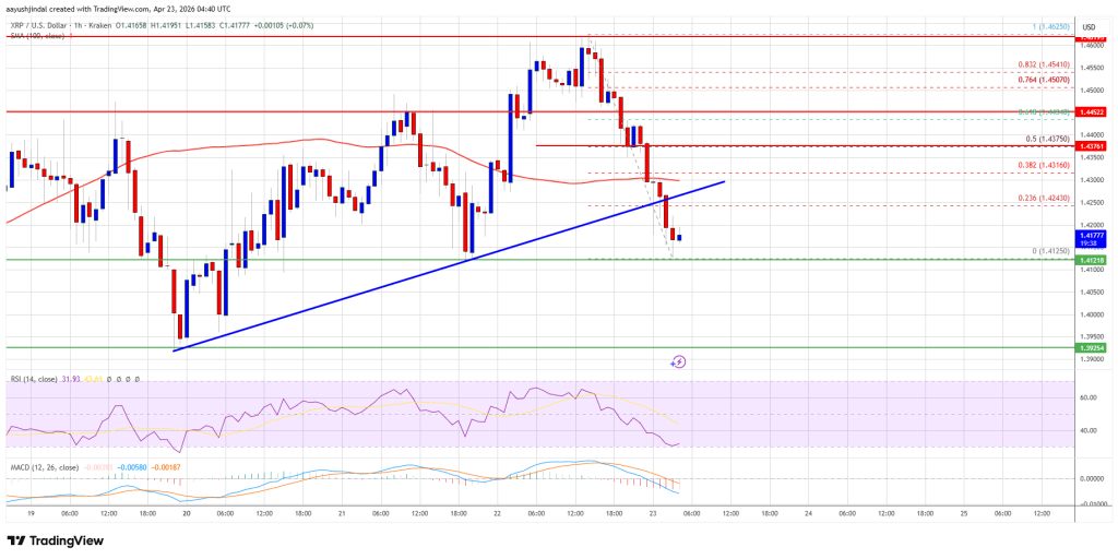 XRP Price Revisits Support Range, Make-Or-Break Moment For Bulls