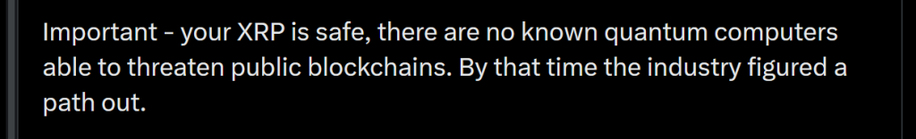 XRP Faces No Immediate Quantum Threat As Only 0.03% Supply Seen At Risk: Analyst