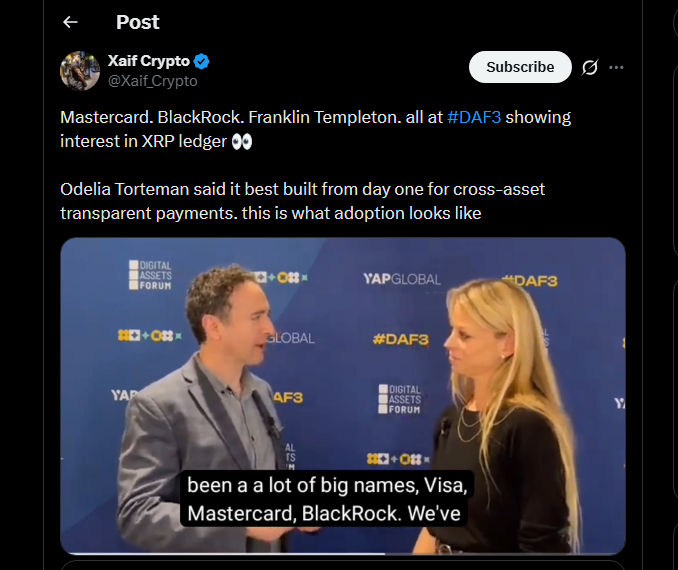 BlackRock And Mastercard Turn To XRP Ledger In DeFi Power Play