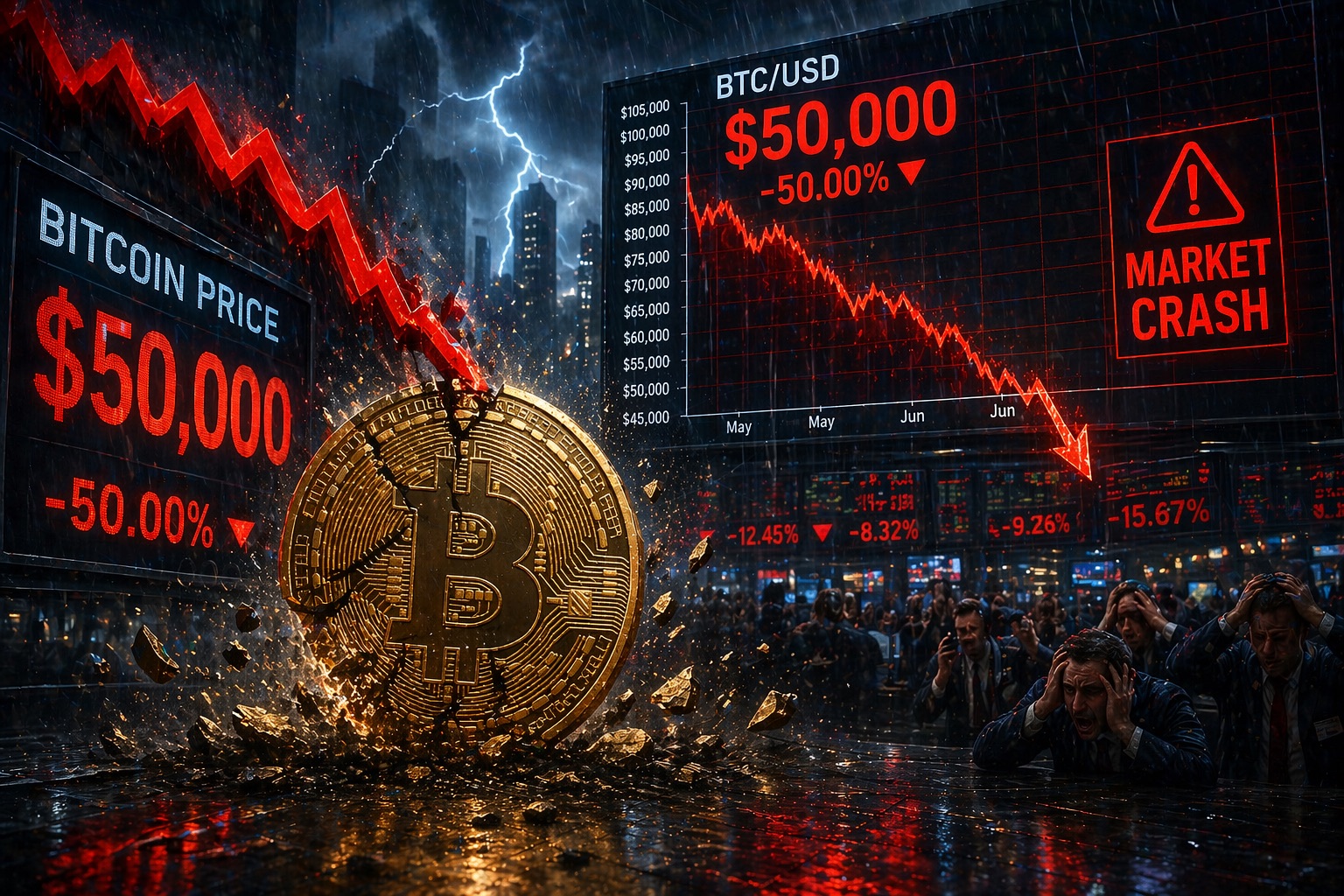 Analyst Predicts A 30% Bitcoin Price Crash To $50,000, Here’s When