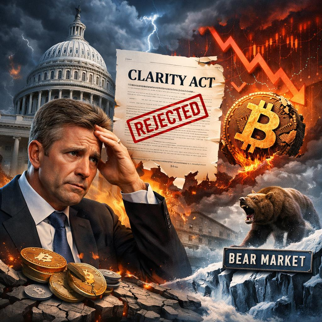 CEO Calls CLARITY Act ‘Horrible Bill,’ Warns Of Prolonged Crypto Bear Market Ahead