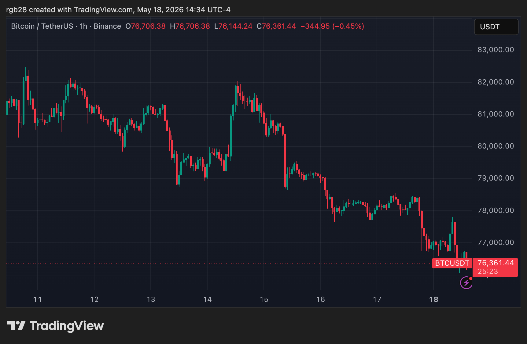 Bitcoin Price Chart