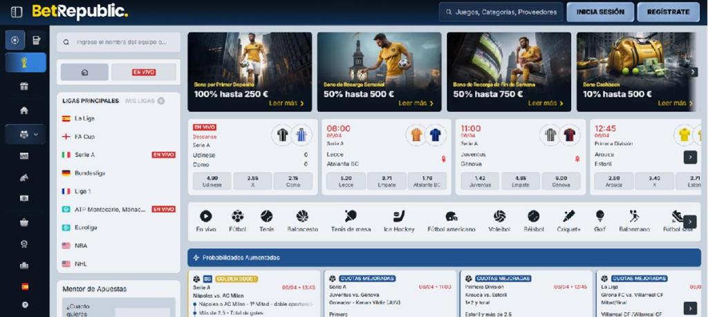 Nuestro Top 3 de casas de apuestas sin registro - Betrepublic