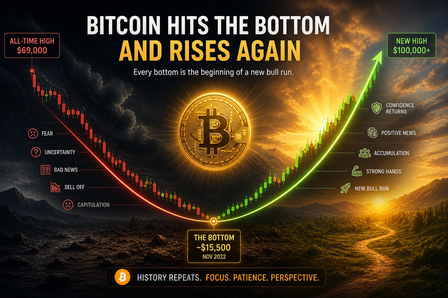 Bitcoin Renko Mari-Ashi Reveals Where The Bottom Lies And When The Rise Will Begin Again