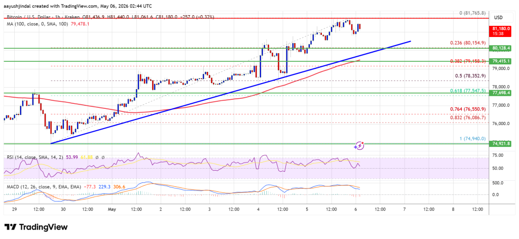 Bitcoin Price Keeps $80K Support, Can Bulls Extend Rally Soon?