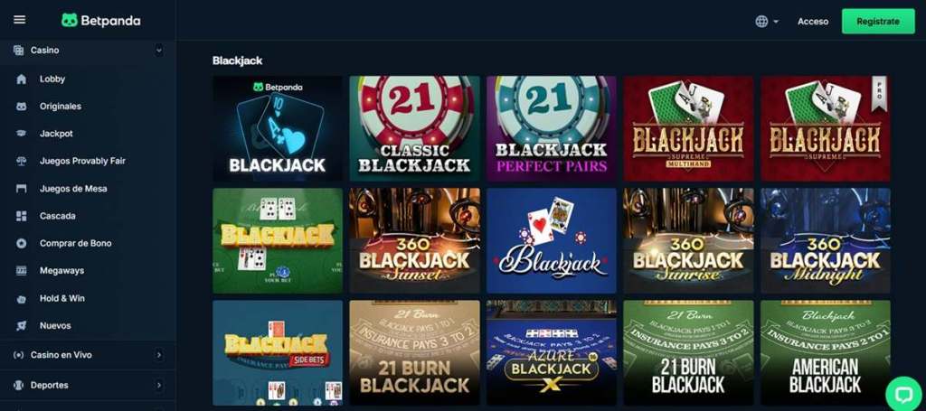 Nuestro Top 3 de crypto casinos de blackjack en español - Betpanda