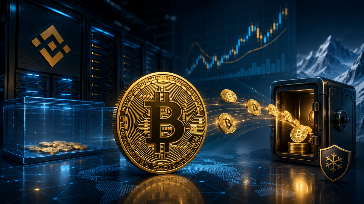 Bitcoin Supply Shock? Binance Flags 500,000 BTC Leaving Exchange