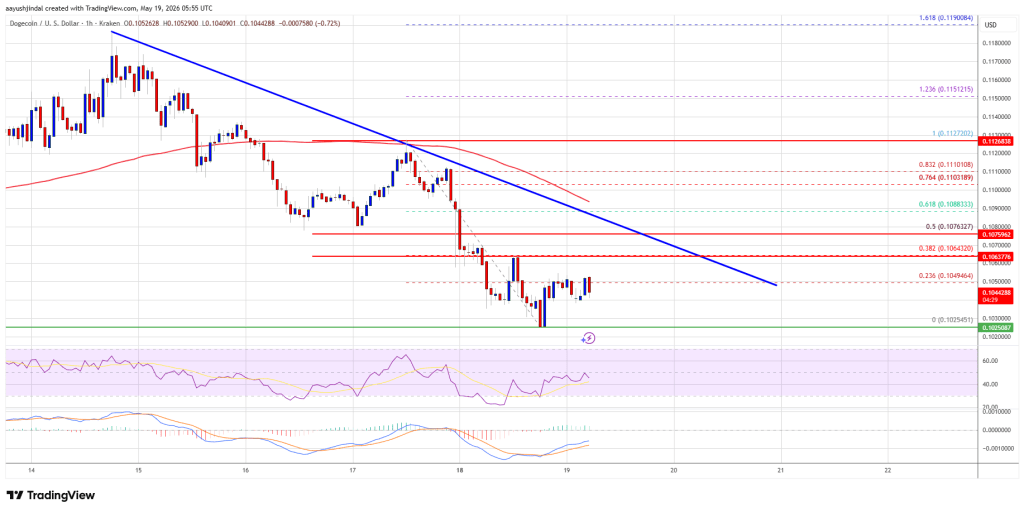 Dogecoin (DOGE) Slow Bleed Continues, Key $0.10 Support Comes Into Focus