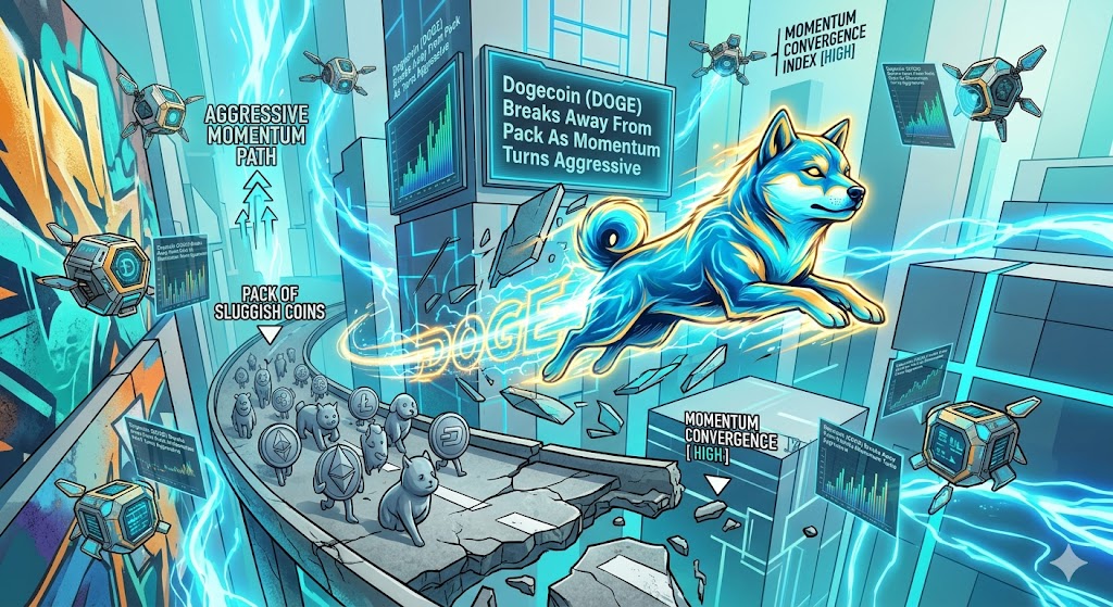 Dogecoin (DOGE) Breaks Away From Pack As Momentum Turns Aggressive