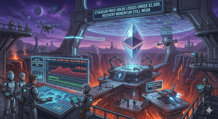 Ethereum Price Holds Losses Under $2,300