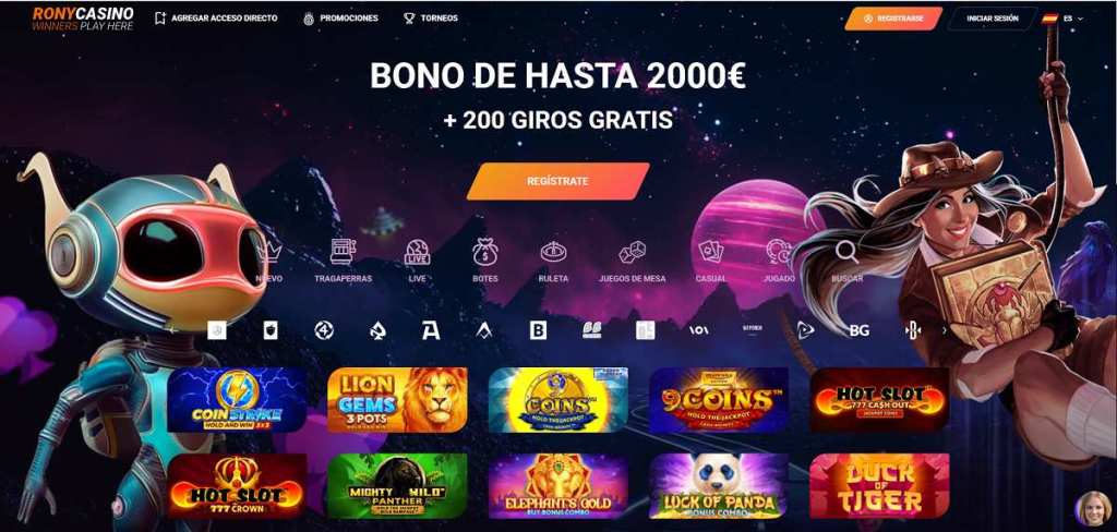 Análisis de los 3 mejores casinos Metaverso en español - Rony Casino