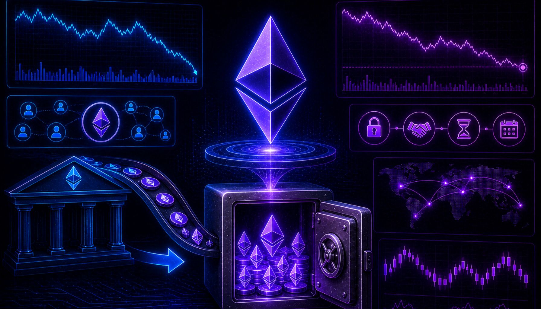 Ethereum Withdrawals From Exchanges Just Hit An 8-Month Low: Find Out What Investors Are Waiting For