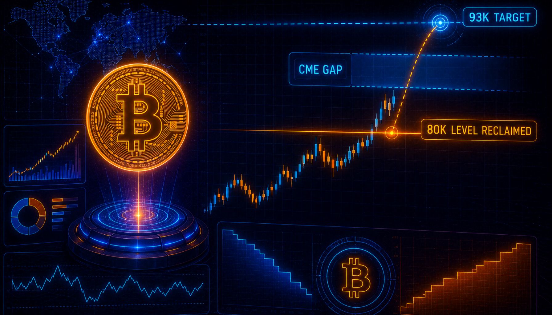 Bitcoin Reclaims $80K, And $93K Comes Into Focus — Discover The CME Gap Setup