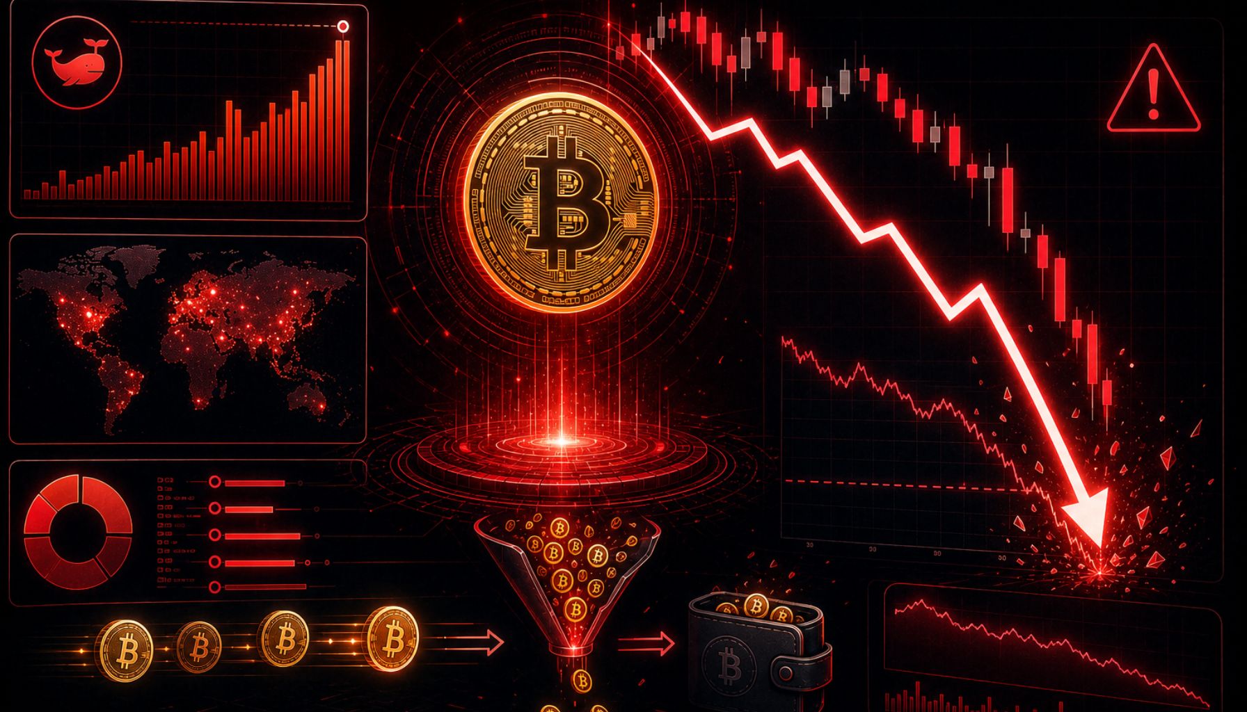 14,600 Bitcoin Sold in Profit in One Day: Here Is How BTC’s Own Structure Broke It Below $80K