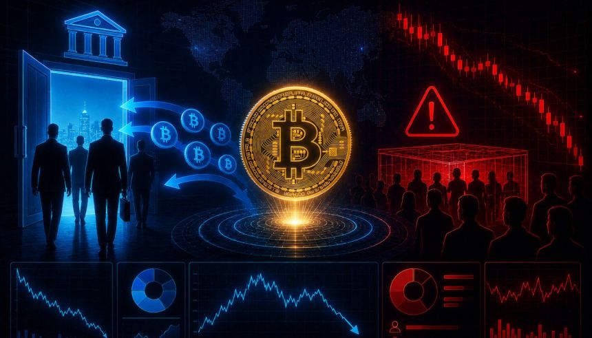The Institutional Bitcoin Exit Is Real: Analyst Exposes Who’s On The Wrong Side Of The Trade