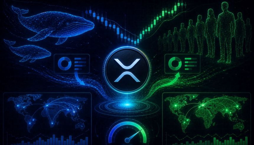 XRP Sends A Rare Signal As Whale-Retail Dynamics Are Shifting – Traders Are Watching