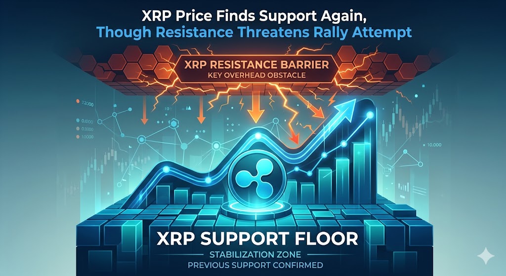 XRP Price Finds Support Again, Though Resistance Threatens Rally Attempt