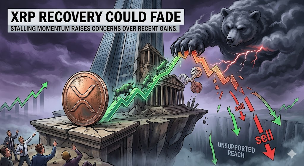 XRP Price Rebound Faces Trouble, Downside Pressure Starts Building Again